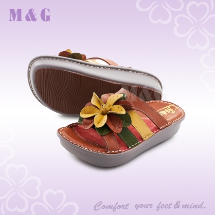 海軍藍花拖鞋-OD05490