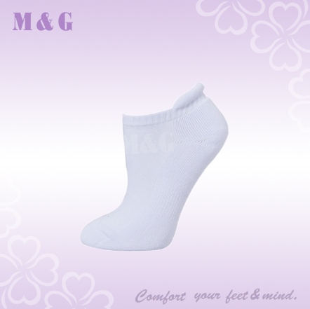 毛巾底運動短襪-YP00062(白)